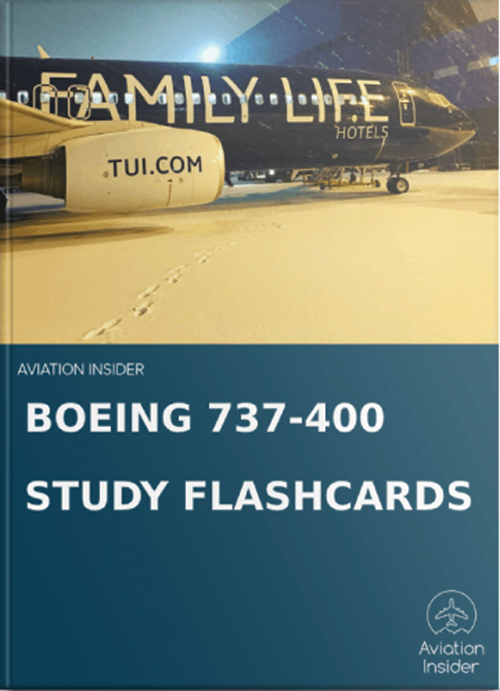 STUDY FLASHCARDS BOEING 737-400 STUDY FLASHCARDS