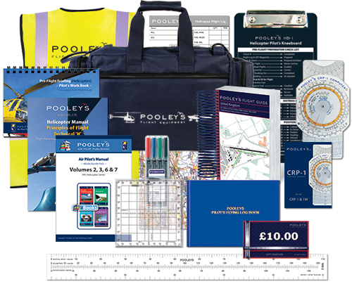 Pooleys PPL Helicopter Pilot's Starter Kit with eBooks