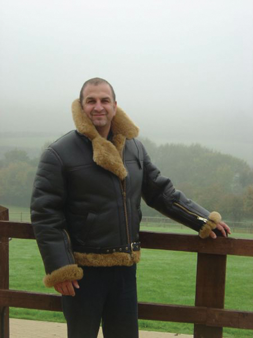 Sheepskin Leather Flying Jacket