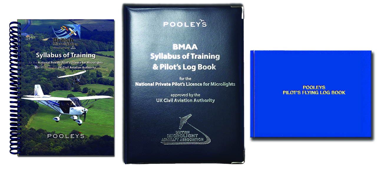 Syllabus of Training for the NPPL for Microlights + PPL Log Book in BINDER - BMAA