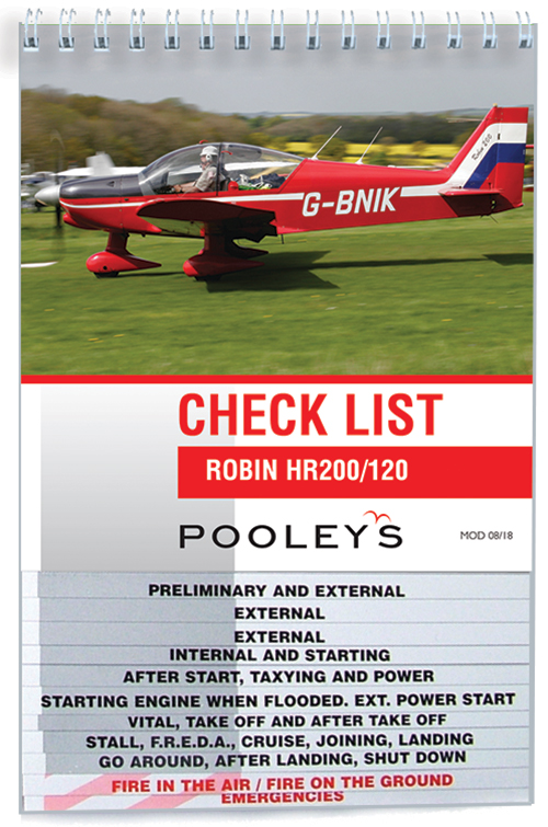 Robin HR200/120 Checklist