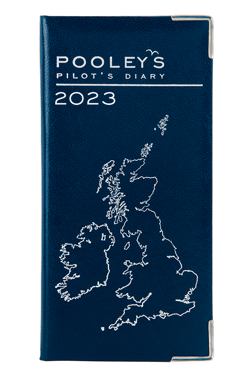 Pooleys Pilots Diary 2023 – Blue