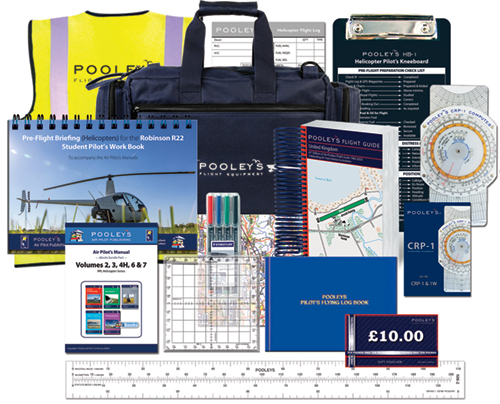 Pooleys PPL Helicopter Pilot's Starter Kit with eBooks