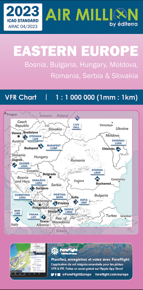 Air Million Edition 2023 – Eastern Europe, Bosnia, Bulgaria, Hungary, Moldova, Romania, Serbia and Slovakia