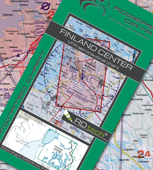 2023 Finland Center VFR Chart 1:500 000 - Rogersdata