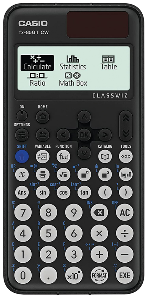 Casio FX-85GT CW Black Solar Scientific Calculator