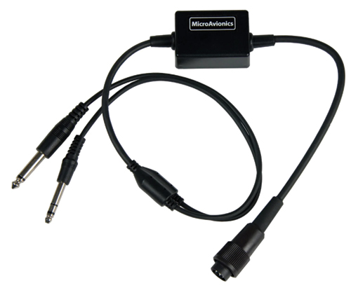 Microlight headset to GA headset Jacks – Micro Avionics