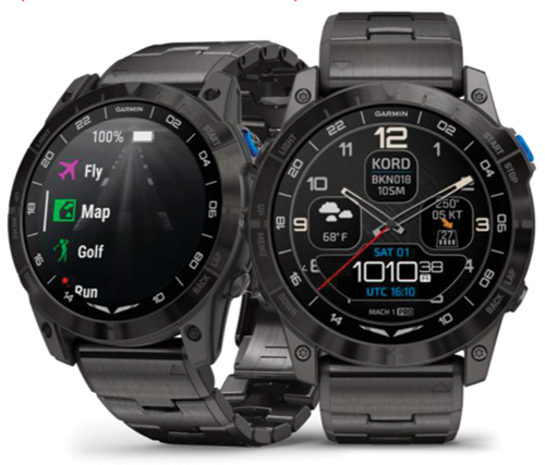 NEW Garmin D2 Mach 1 Pro – Aviator smartwatch with vented titanium bracelet