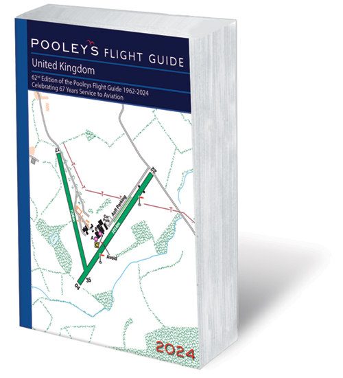 Pooleys 2024 United Kingdom Flight Guide - Perfect Bound