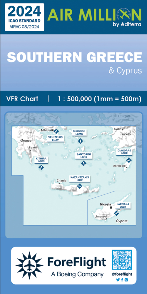 Air Million Zoom Edition 2024 – 1:500 000 Greece, Southern Balkans (Chart 2/2)