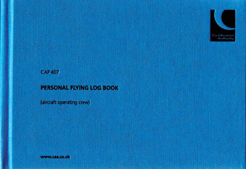 CAP 407 - Personal Flying Log Book (aircraft operating crew)