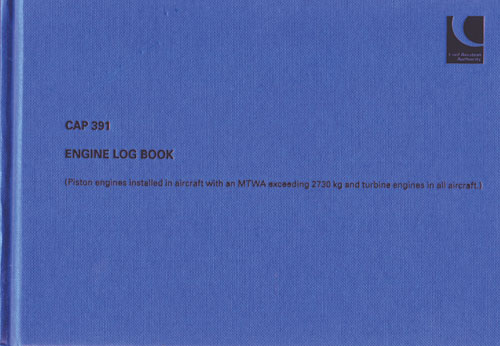CAP 391 - Engine Log Book (MTWA exceeding 2730 kg)