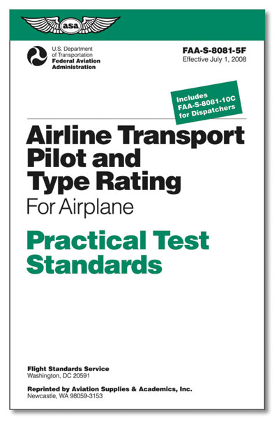 Practical Test Standards: Airline Transport Pilot & Type Rating (Airplane)