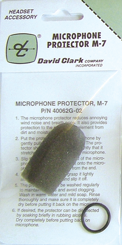 David Clark Microphone Protector M-7