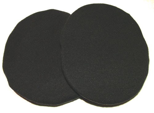 Pooleys Cotton Ear Covers - Black, no holes