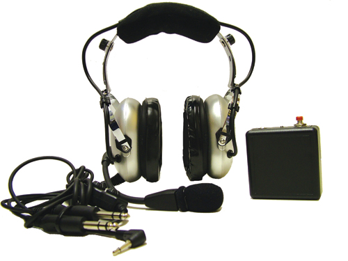 Pooleys ANR Headset for Helicopter Pilots + FREE Headset Bag