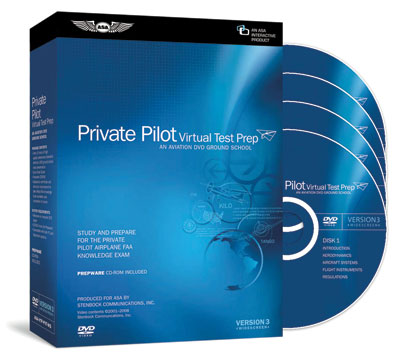 ASA Virtual Test Prep - Private Pilot DVD
