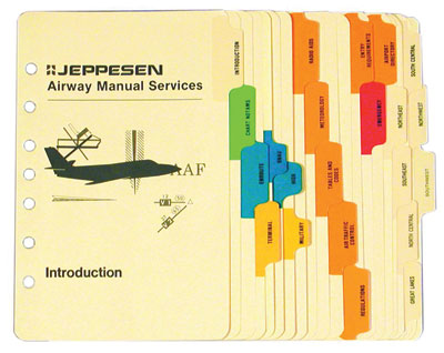 Set of Sectional Tabs - Jeppesen (10011298)