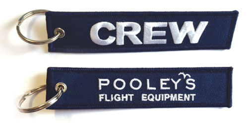 Pooleys CREW Keyring – Navy Blue
