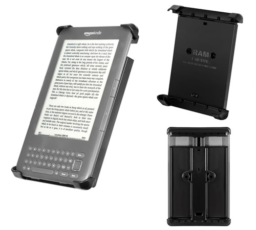 Holder. Tab-tite for Kindle, Kindle Fire & Nexus 7 with or without a case or skin.