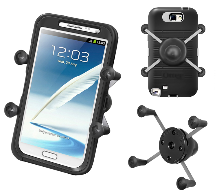 Holder. Universal X-Grip® IV for your phone or tablet with or without a case or skin