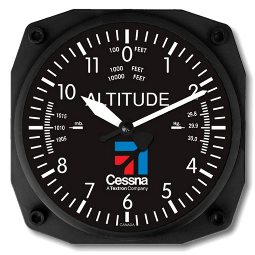 Cessna Altimeter Clock – 6 inch