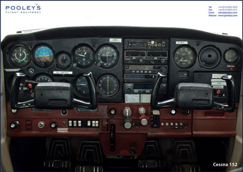 Cessna 152 Cockpit Poster