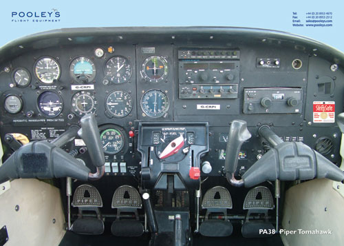 Piper Tomahawk PA38 Cockpit Poster