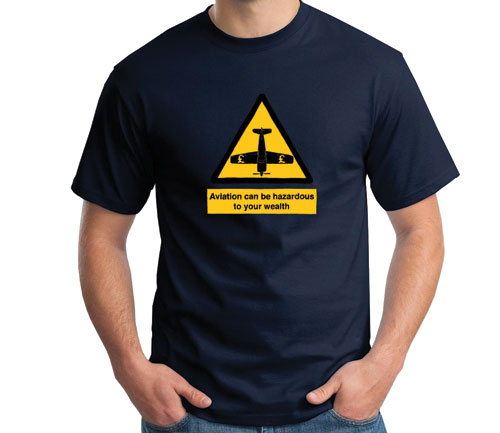 Hazard Flight T-Shirt – NAVY