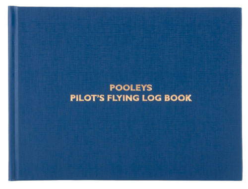 Pooleys Pilot Flying Log Book - Blue