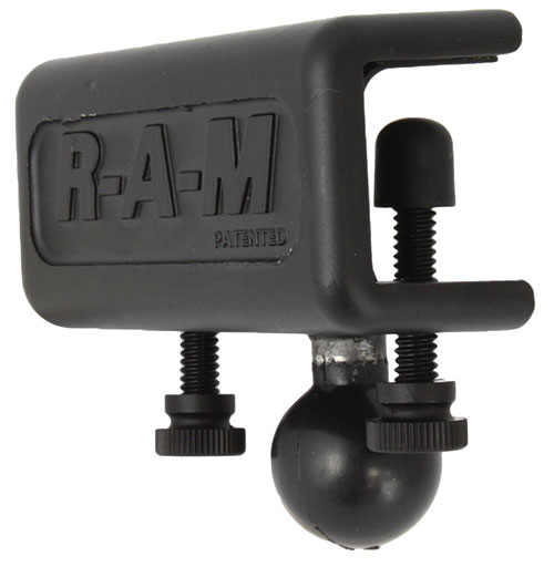 Windscreen Clamp Mount Base + Standard Arm + Diamond Plate Accessory (RAM-B-259+RAM-B-201+RAM-B-238) (COMBO)