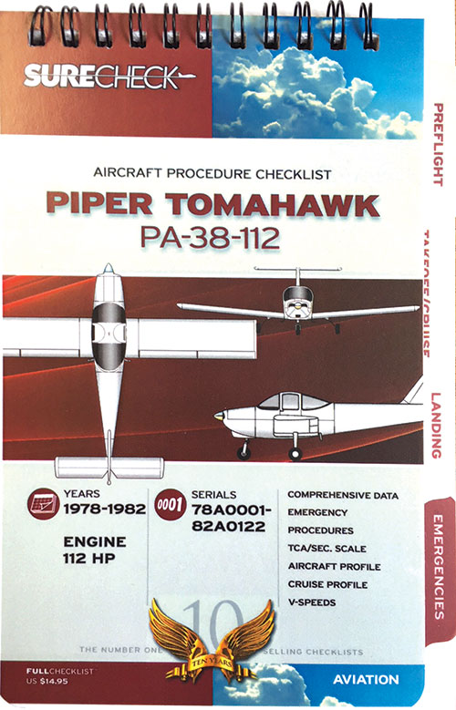 Piper Tomahawk PA38 Checklist