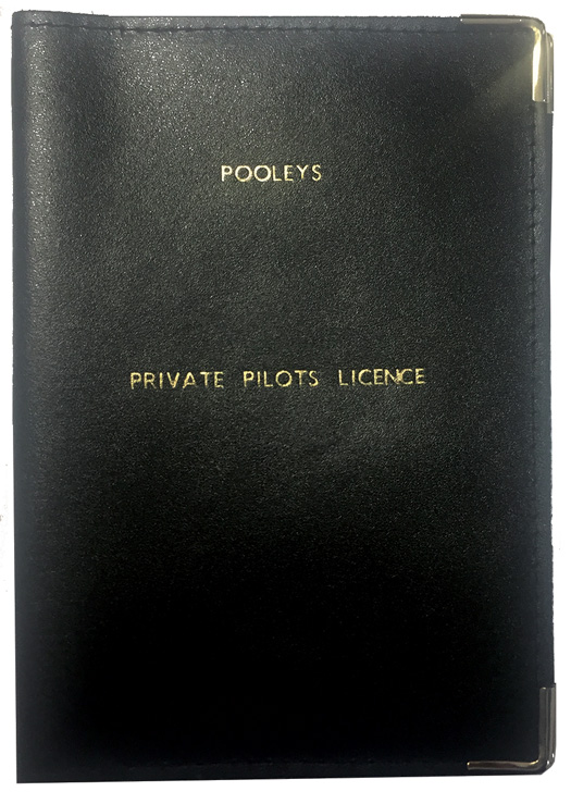 Pooleys Leather Licence Holder Cover - Black