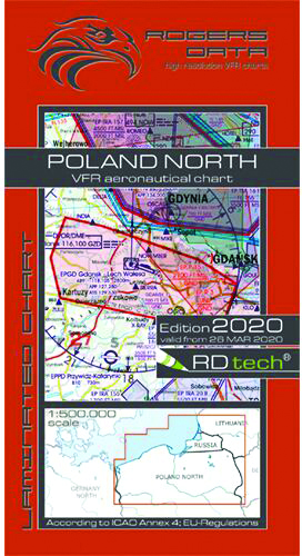 Poland North VFR Chart 1:500 000 - Rogersdata