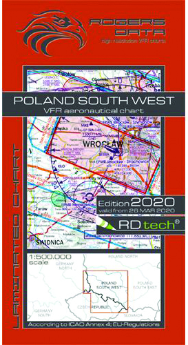 Poland South West VFR Chart 1:500 000 - Rogersdata